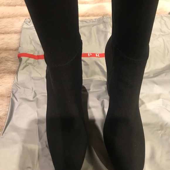 Authentic Black Prada Boots - Picture 8 of 12